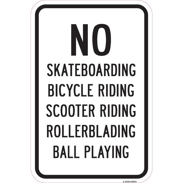 Signmission Safety Sign, 12 in Height, Aluminum, 18 in Length, 24954 A-1218-24954 - main